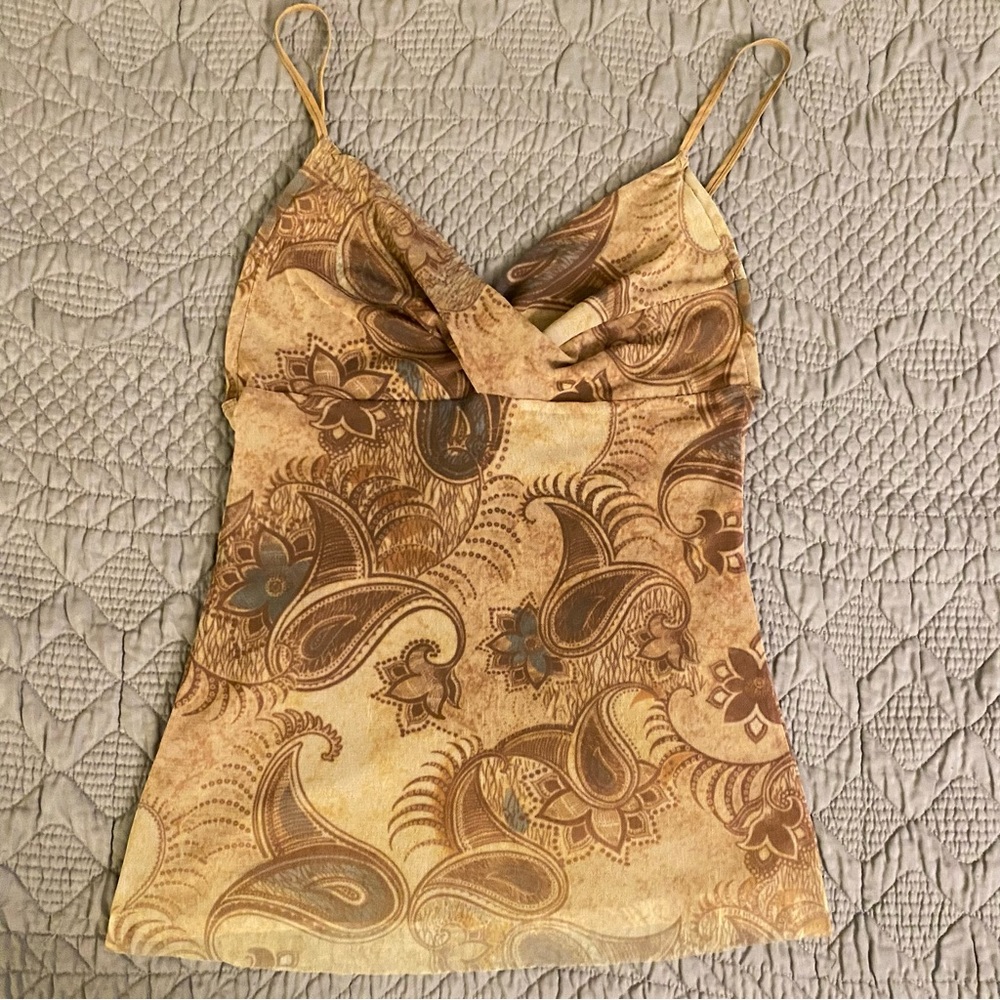 Paisley cami top